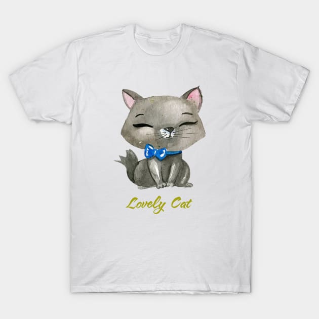 Lovely cat T-Shirt by This is store